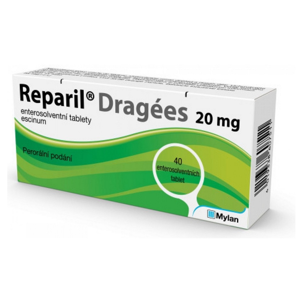 REPARIL drg 40x 20mg,REPARIL - Dragées 20 mg 40 tablet - Kidsapo